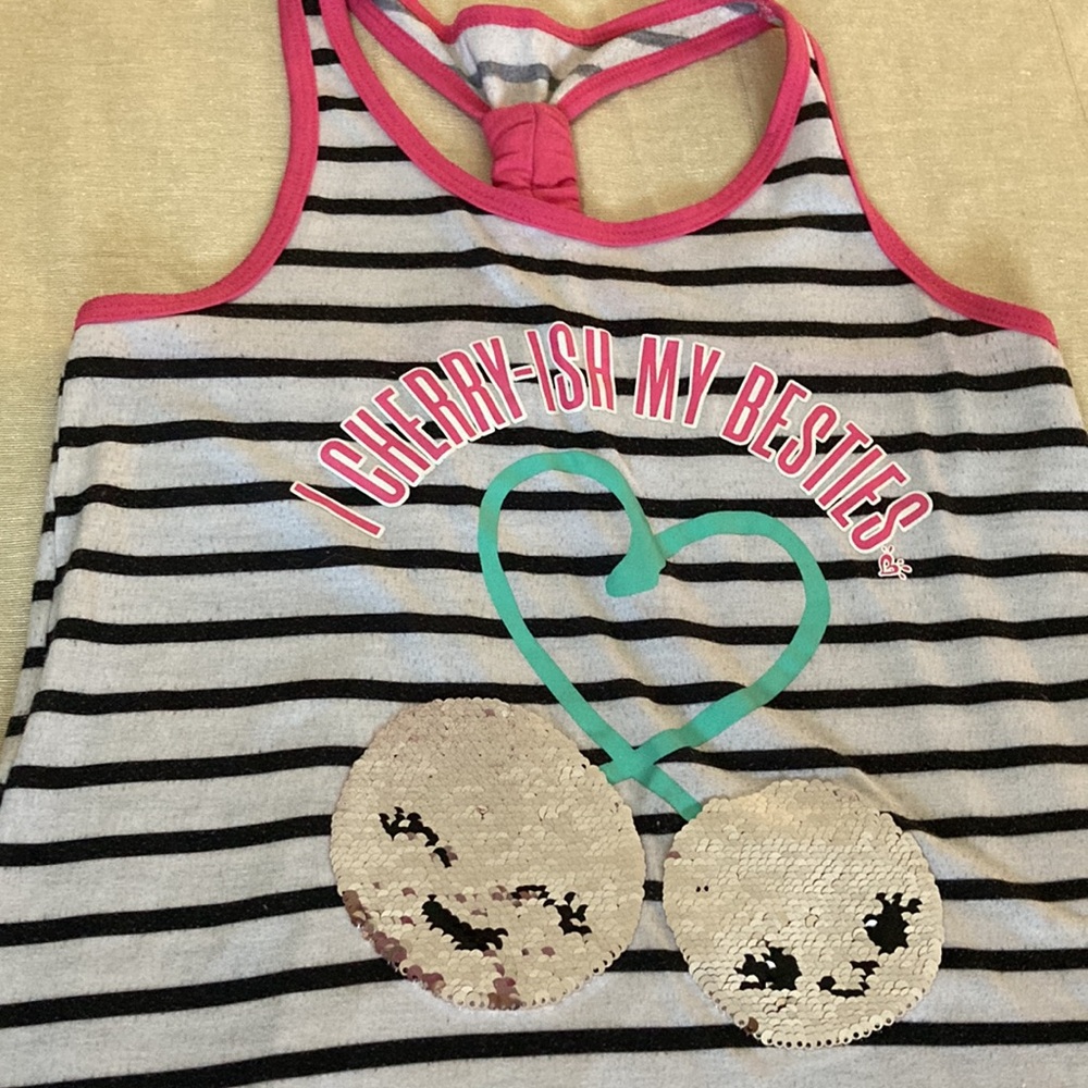 Justice Girl’s Striped Halter Top size‎ 12